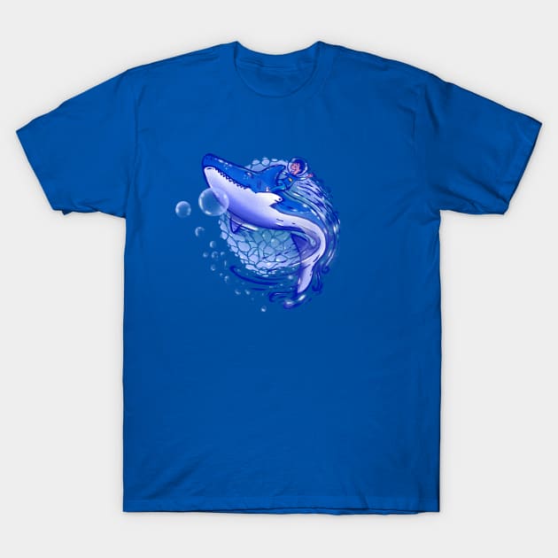 Mateo Soars the Ocean T-Shirt by linesonstuff